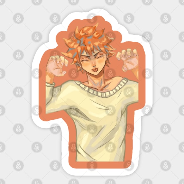 Anime Hinata Shoyo Sticker by Misa's Spaces